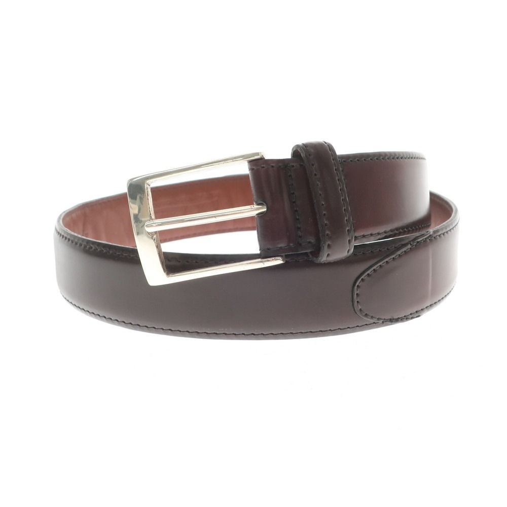 【中古】ハイランド　ベルト＆ファインレザーグッズ Highland Belts u0026 Fine Leather Goods シェルコードバン ベルト ブラウン【サイズ30/75】【メンズ】