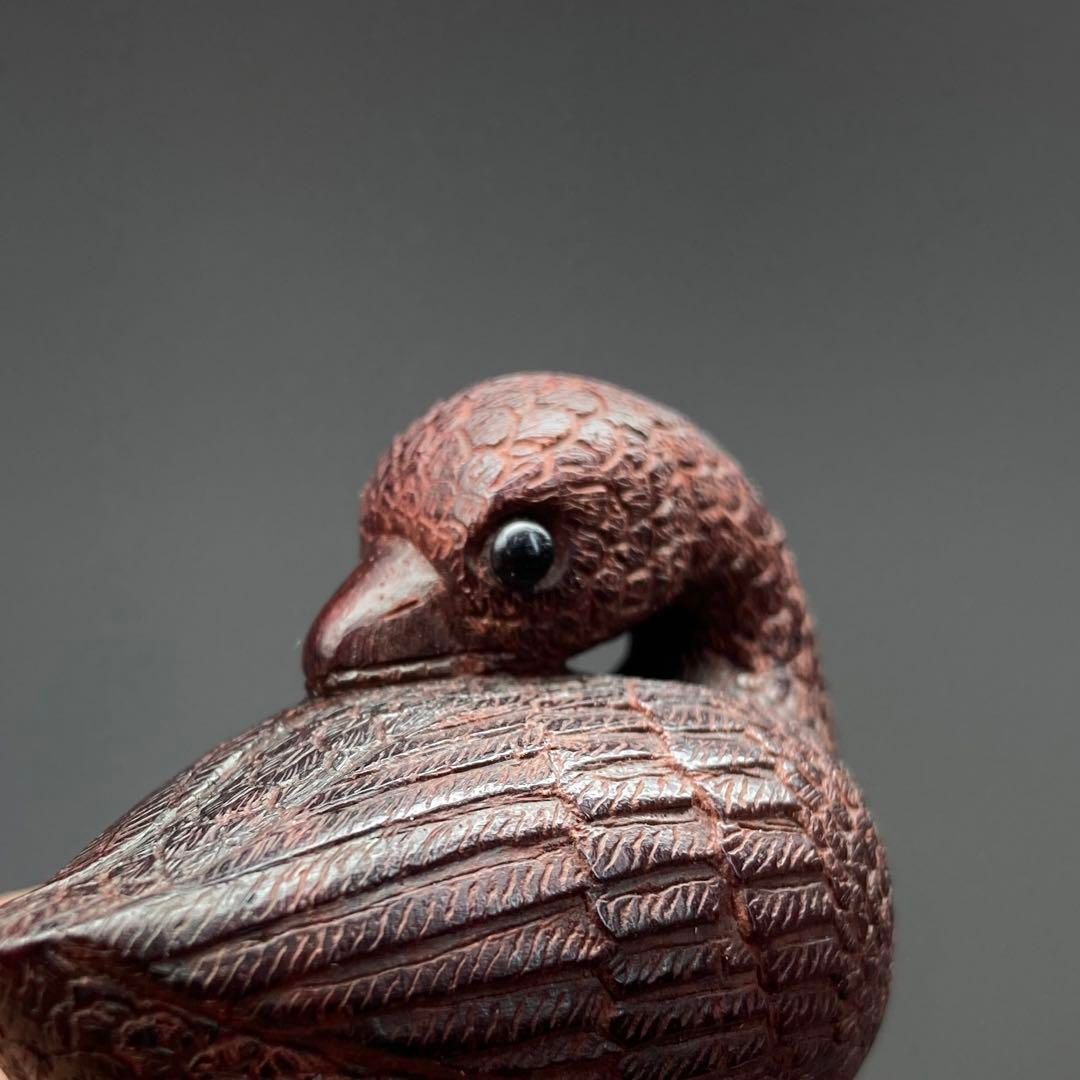  在銘 一真 和田一真 根付 共箱 16 g 本Y 6 0115 トコチ 陶芸 工芸品