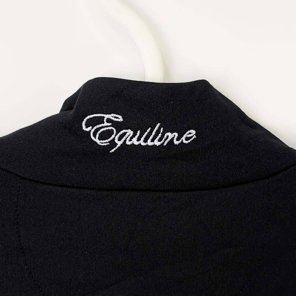 【中古・未使用品】EQUILINE エクイライン DRILLA 長袖競技用 シャツ ハイネック S ブラック H00771 レディース 乗馬 馬術 未使用】EQUILINE エクイライン DRILLA 長袖競技用 シャツ