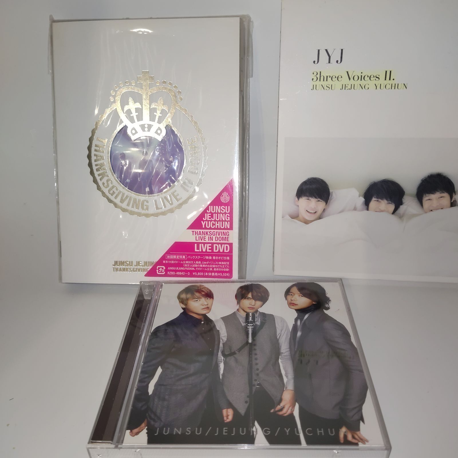 JUNSU JEJUNG YUCHUN 3HREE VOICES〈4枚組〉 【SALE／81%OFF