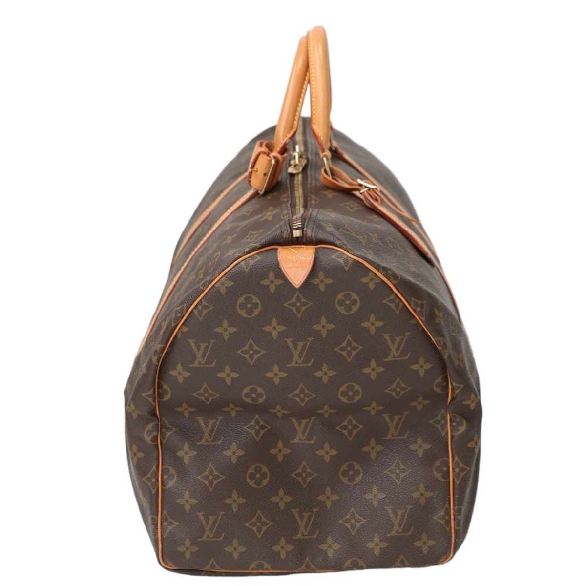 ルイヴィトン M41424 モノグラム 旅行かばん キーポル55 ボストンバッグ LOUIS VUITTON ブラウン - メルカリ