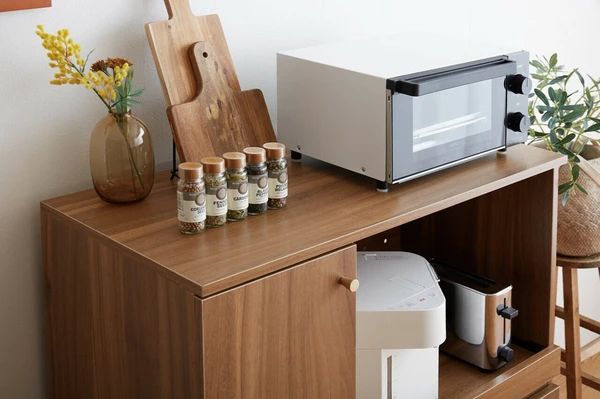脚付き レンジ台 幅85cm レンジボード ラック 北欧風 ナチュラル シンプル USTAUSTRALIA_COM_AU