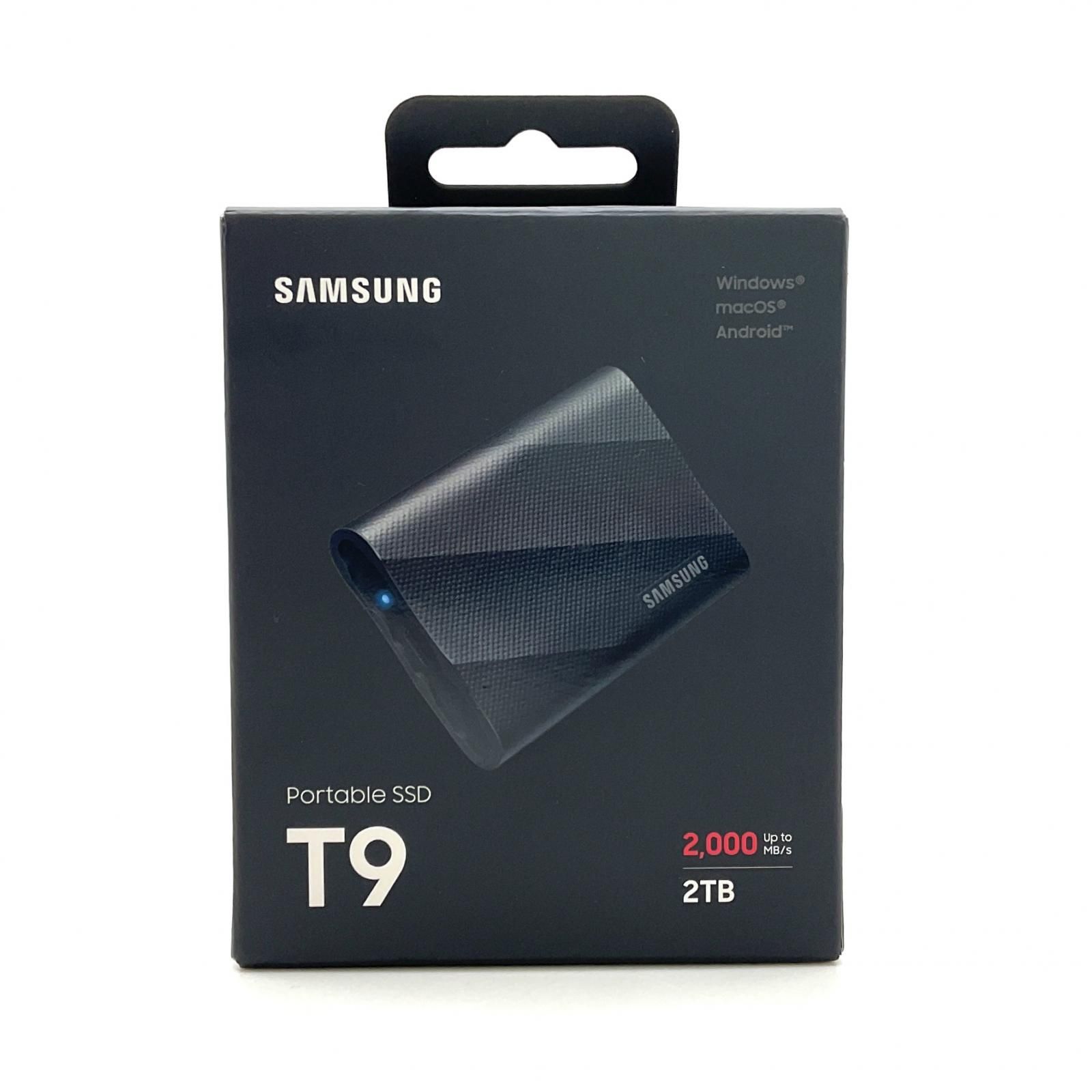 【全額返金保証】【最速発送】SAMSUNG Portable SSD T9 MU-PG2T0B-IT/EC【新品未開封・即納OK】