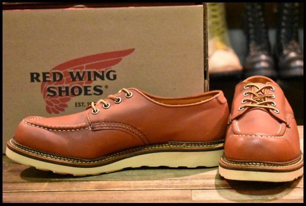 8.5D 箱付 美品 09年】レッドウィング 8103 オックスフォード 赤