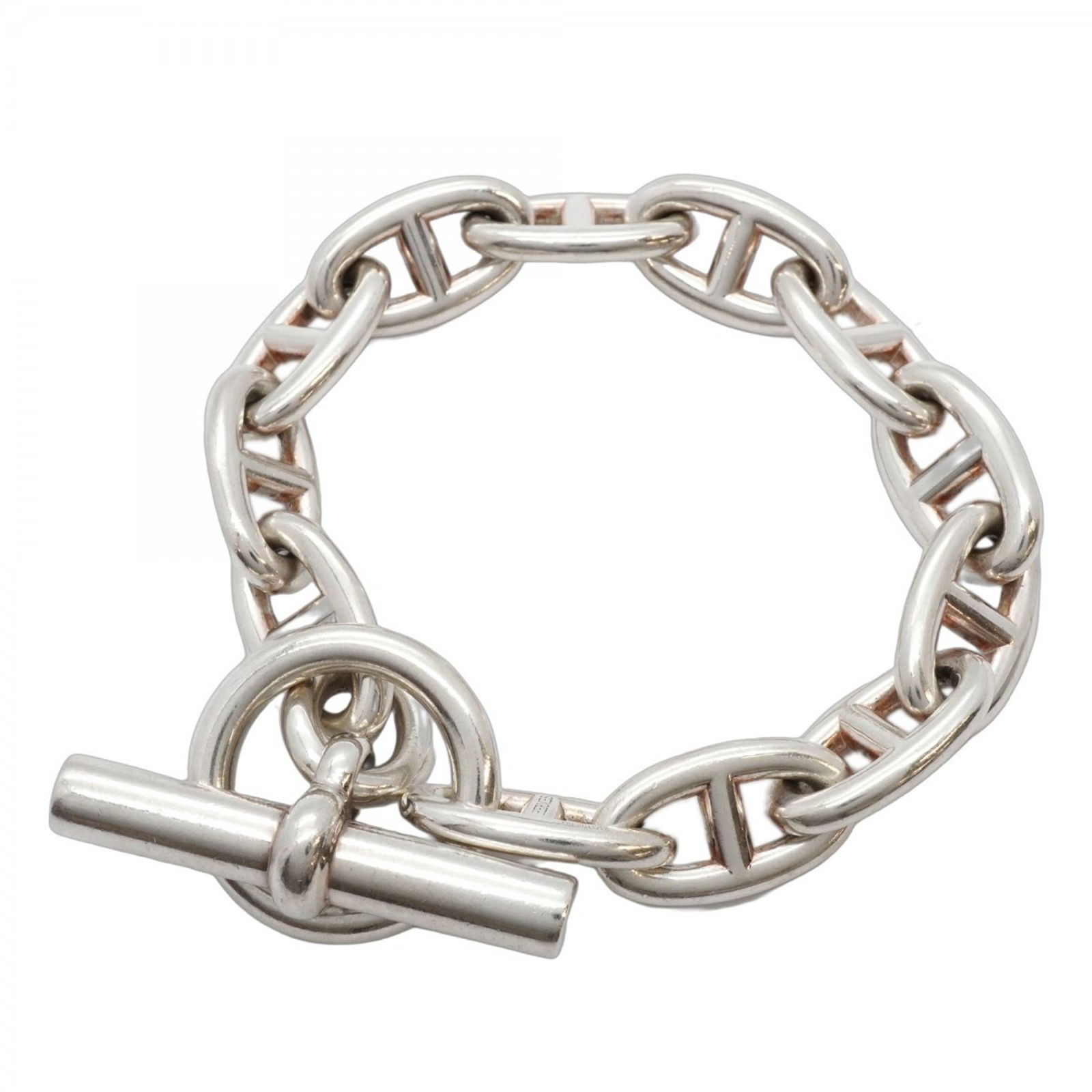 エルメス Hermes エルメス ブレスレット シェーヌダンクル GM 12コマ シルバー925メンズ レディース P1363016