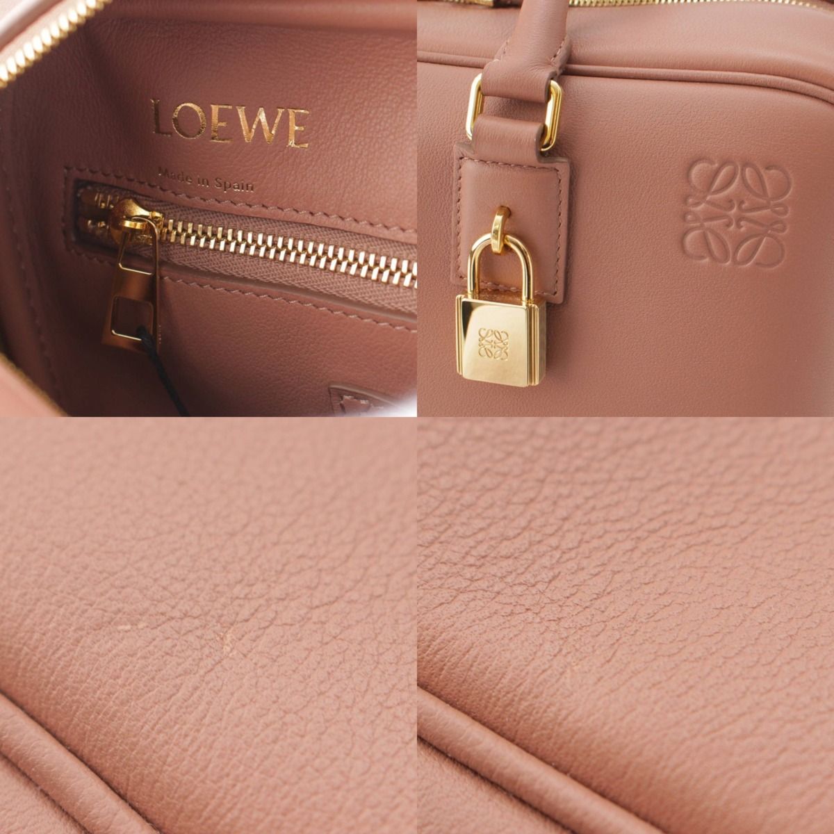 ロエベ】Loewe アマソナ28 ナッパカーフ 2way ハンドバッグ A039N08X01 
