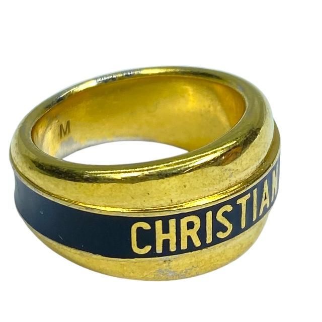 Dior メタル ゴールド 指輪 Christian Dior ディオール コード CODE ロゴ メタル リング