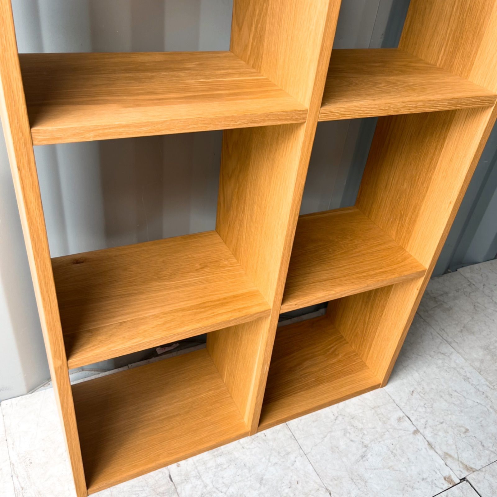 取付無料！無印良品 オーク材 スタッキングシェルフ 北欧風