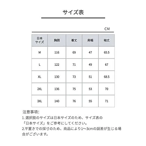 ネイビー_3XL [MAGCOMSEN] ミリタリージャケット メンズ 中綿 ブルゾン