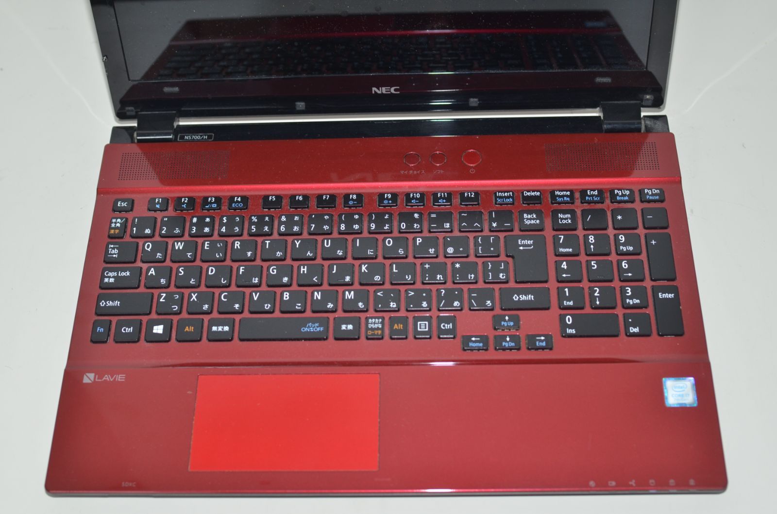 中古ノートパソコン NEC NS700/H Windows11+office 爆速SSD500GB core i7-7500U/メモリ8GB/15.6インチ/無線内蔵/webカメラ/ブルーレイ搭載 中古ノートパソコン NEC NS700/H Windows11+office 爆速SSD500GB core