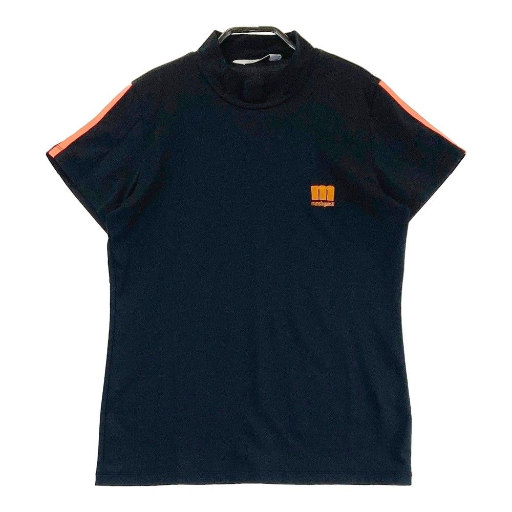 サイズ：M MUNSING WEAR マンシングウェア 2023年モデル ハイネック 半袖Tシャツ  ブラック系 [240101431130] ゴルフウェア メンズ ストスト サイズ：L MUNSING WEAR マンシングウェア MEWTJA02XG