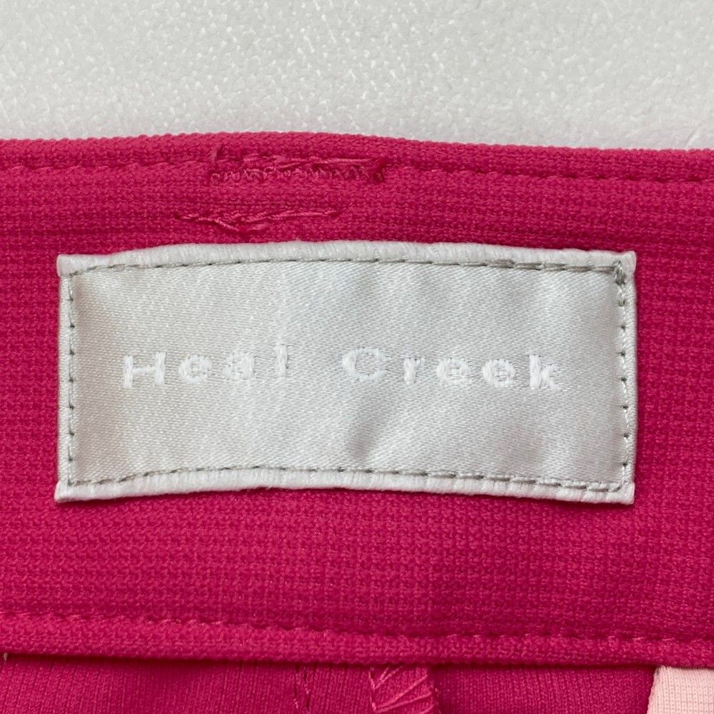 サイズ：38 HEAL CREEK ヒールクリーク  ストレッチパンツ  ピンク系 [240101426238] ゴルフウェア レディース ストスト サイズ：38 HEAL CREEK ヒールクリーク ストレッチパンツ ピンク