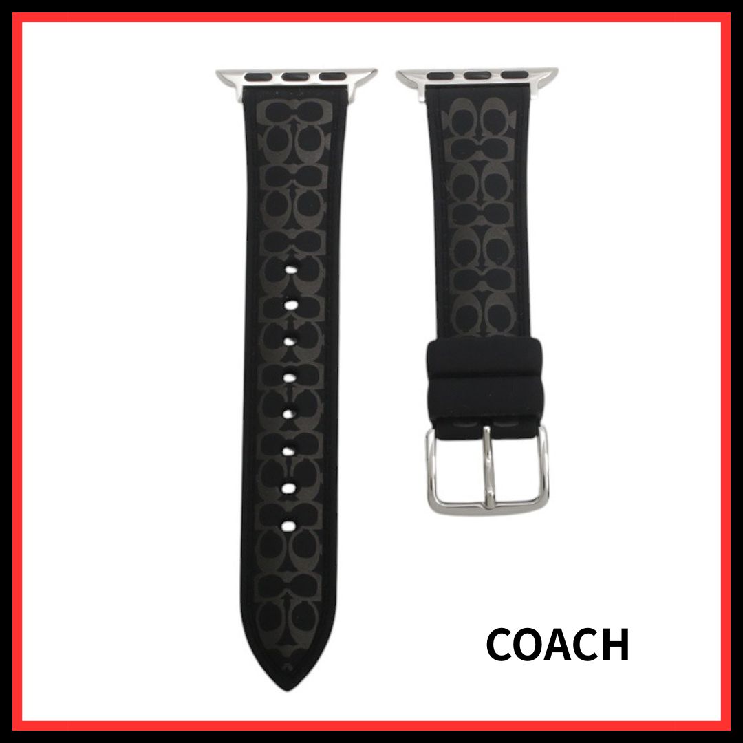 入荷 コーチ COACH アップルウォッチ バンド 替えベルト 14700269 レディース ブラック 正規