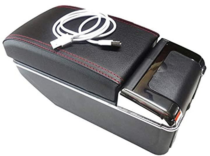 Piece of peace product トヨタ アクア ビッツ アームレスト センター コンソール コンソールボックス 肘掛け 小物入れ ドリンクホルダー 灰皿 USB アクア ビッツ USB