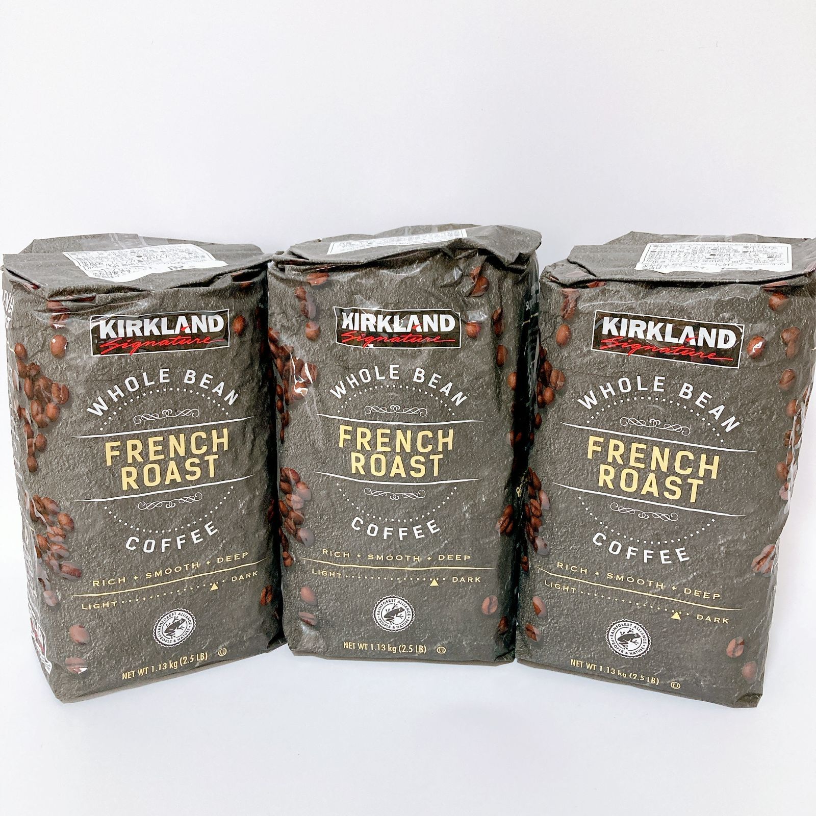 フレンチローストコーヒー豆 大容量 1.13kg x 3袋 コストコ 