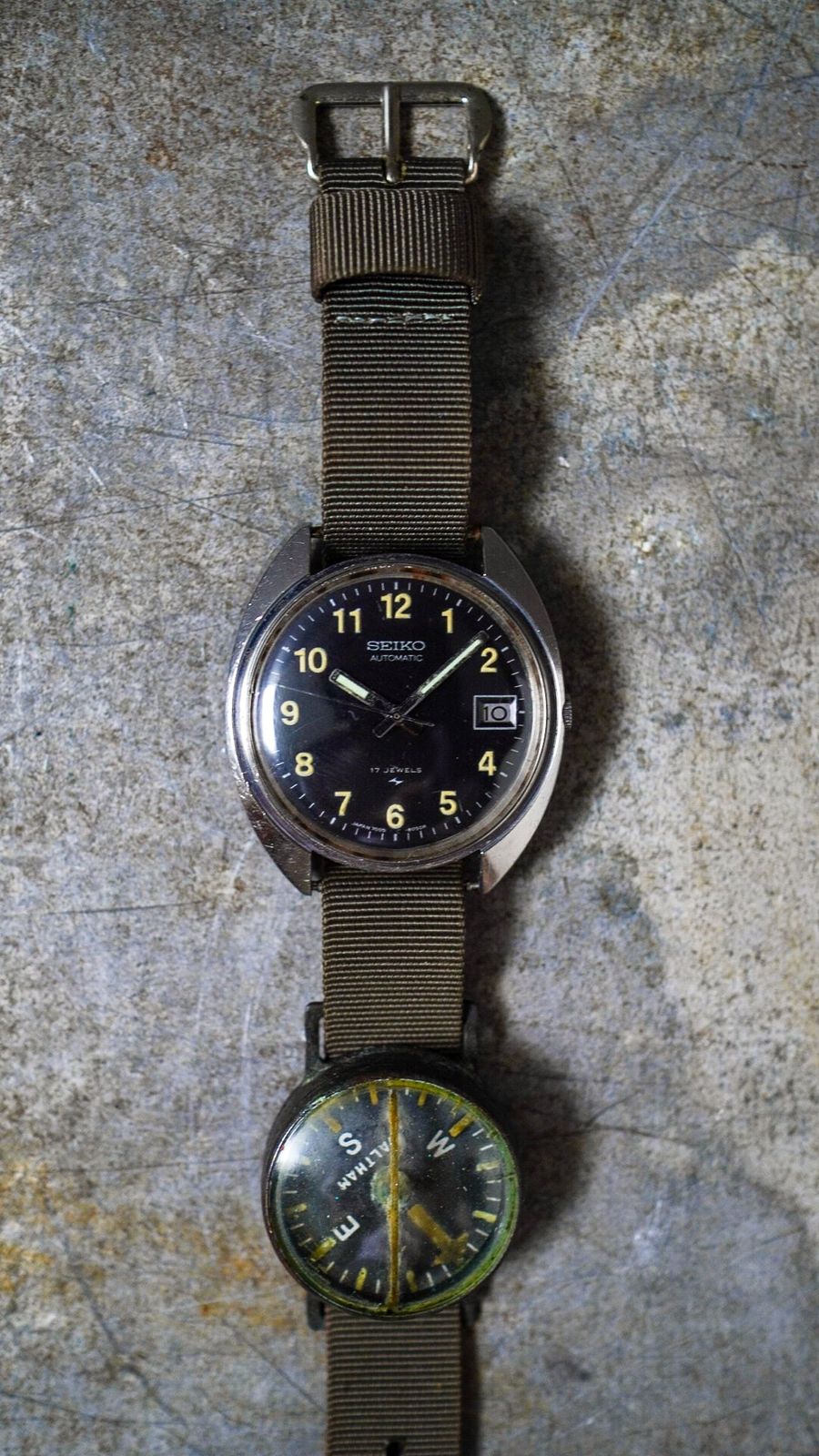SEIKO セイコー スポーツマチック5 ベトナム戦争 MACV-SOG 稼動品 希少】SEIKO セイコー スポーツマチック5 ベトナム戦争 MACV-SOG