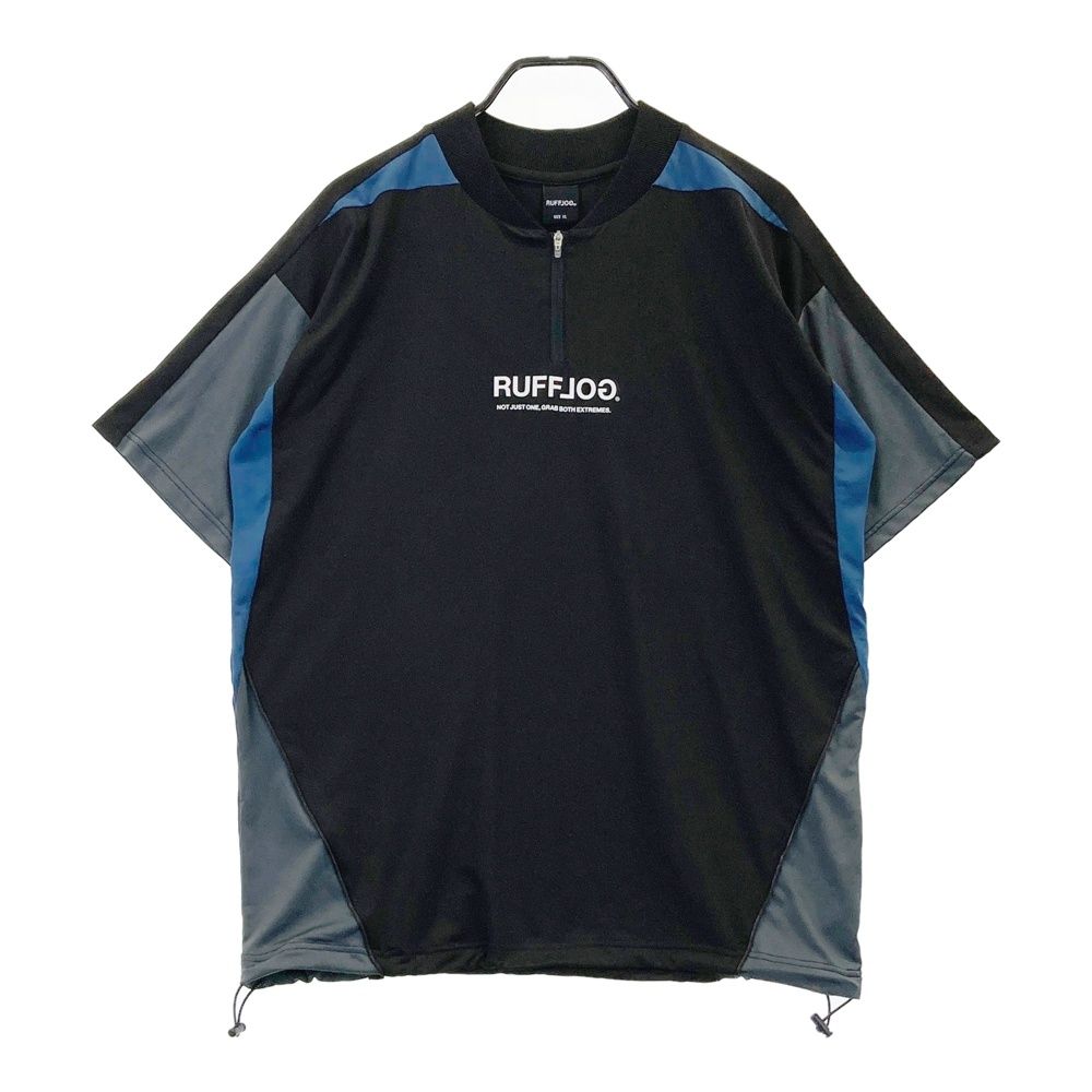 RUFFLOG ラフロッグ　ハーフジップ ブラック L RUFFLOG ラフロッグ ハーフジップ ブラック L RUFFLOG｜ラフロッグ