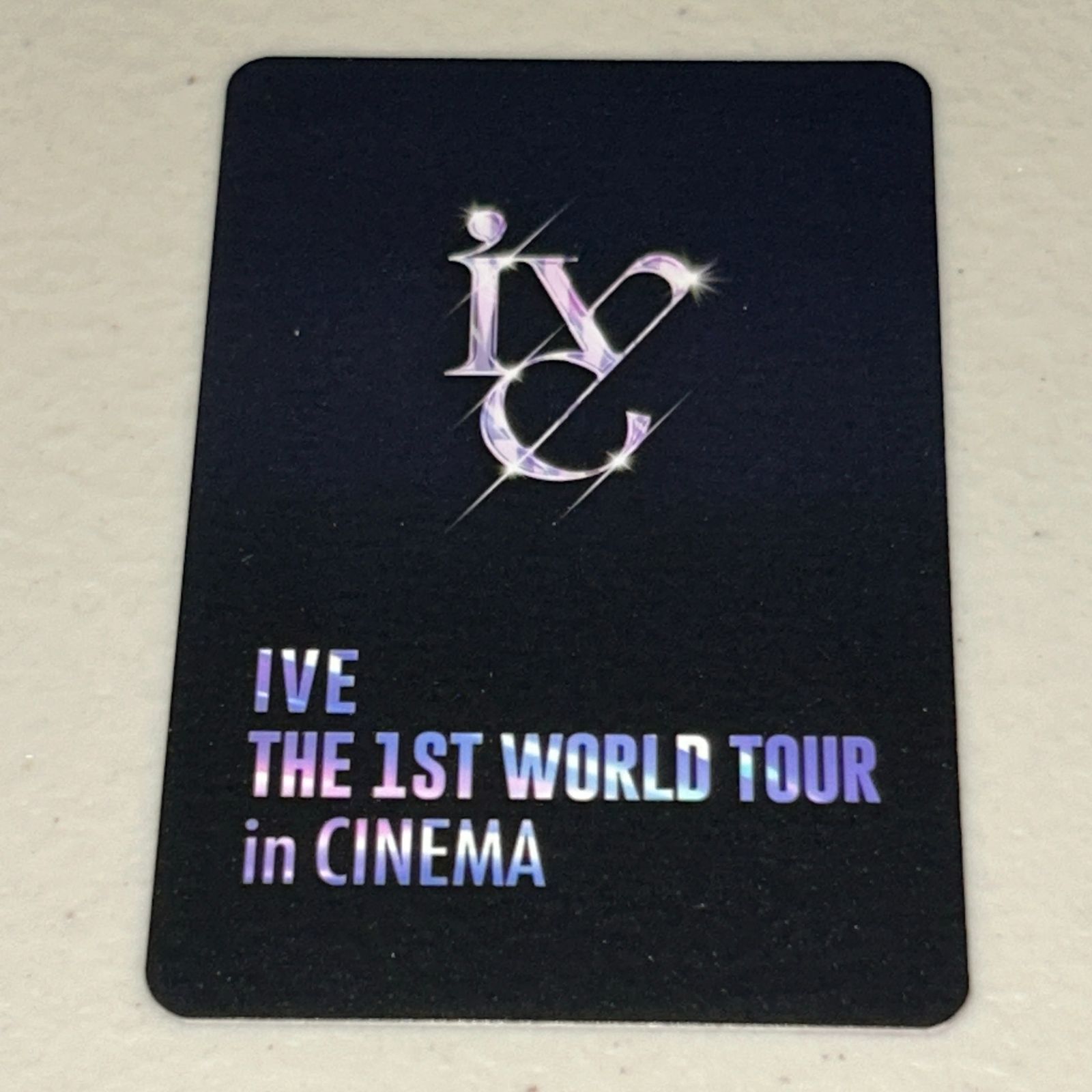 リズ IVE 直筆サイン「WORLD TOUR in CINEMA」購入特典ランダムトレカ