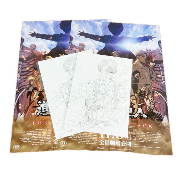超貴重！進撃の巨人 ポストカード リヴァイ WIT STUDIO 非売品