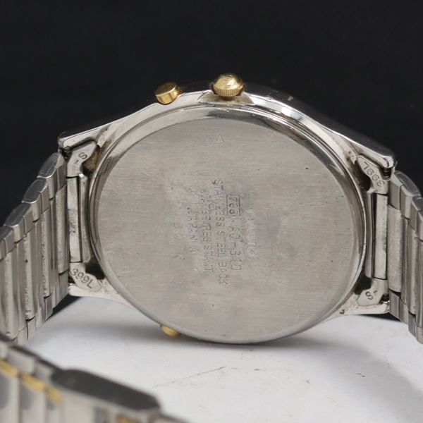 激レア◇中古動品◇AQ-610◆カシオ JANUS ジェナス 3針アナデジ◇金 激レア◇中古動品◇AQ-610◇カシオ JANUS ジェナス 3針アナデジ