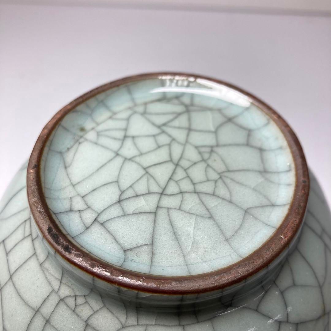 中国美術 青磁哥窯 花瓶 高さ19㎝ 東な6-0416① - メルカリ