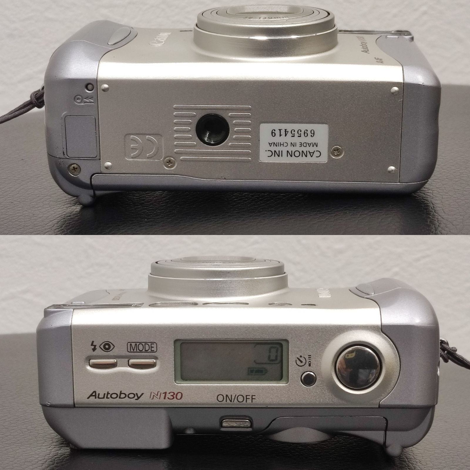 通電確認Canon Autoboy S コンパクトフィルムカメラ Canon Autoboy S Black | ヨアケマエカメラ