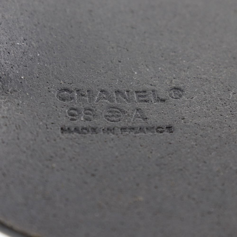 【CHANEL】シャネル レザー 黒 98A レディース 髪飾り・かんざし