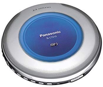 【中古】パナソニック ポータブルCDプレーヤー ブルー SL-CT510-A cm3dmju