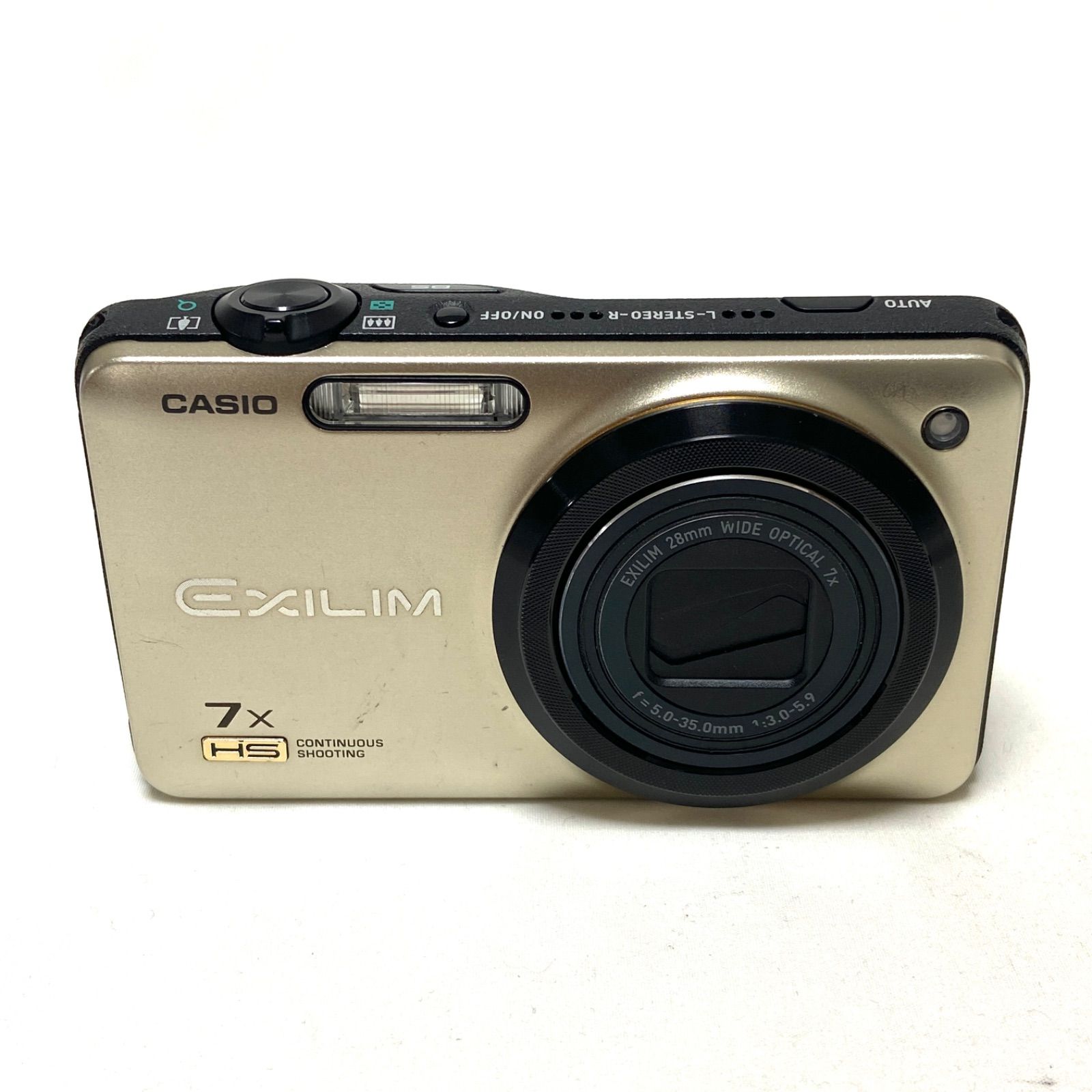 CASIO EXILIM EX-ZR15 ジャンク ゴールド コンデジ コンパクトデジタル