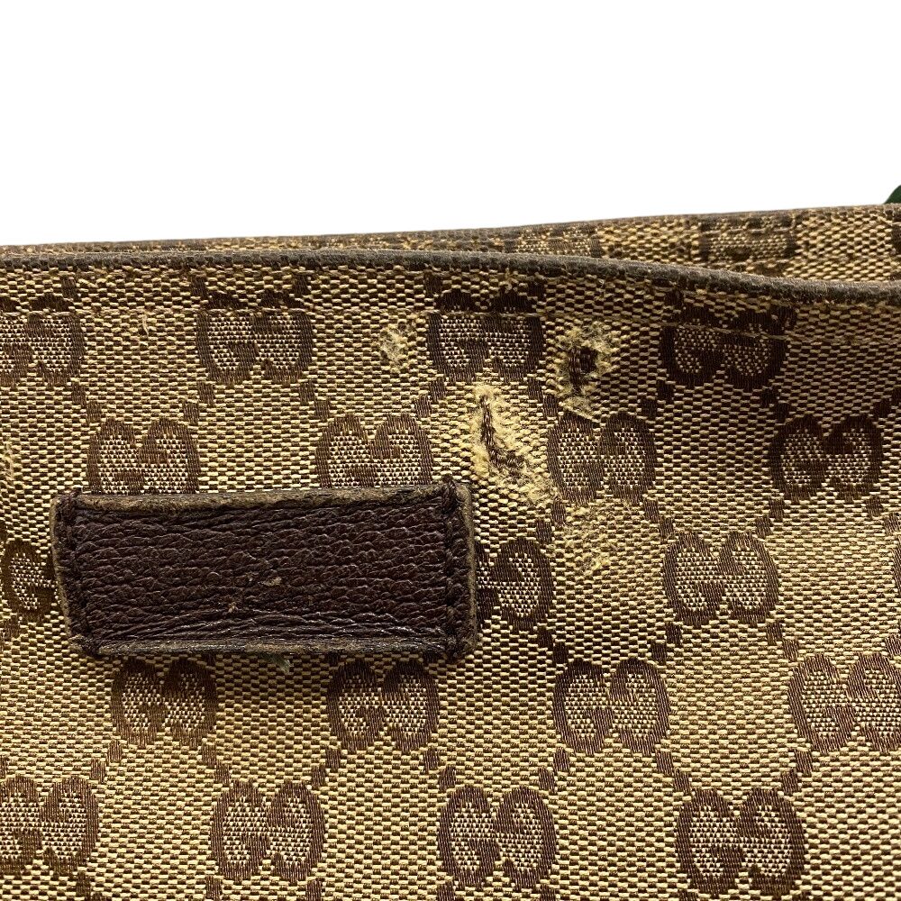 グッチ GUCCI ショルダーバッグ GGキャンバス シェリーライン ウェブ