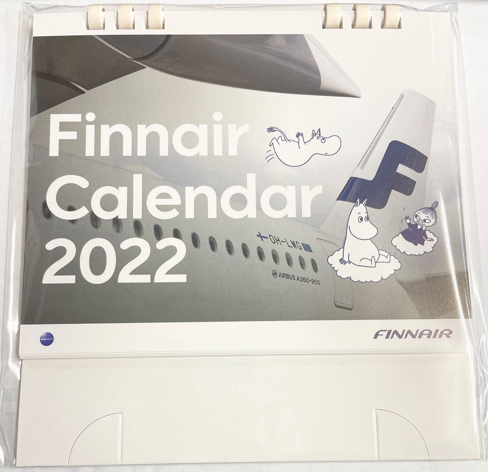 Finnair 2024 卓上カレンダー フィンエアー ムーミン 未開封品-