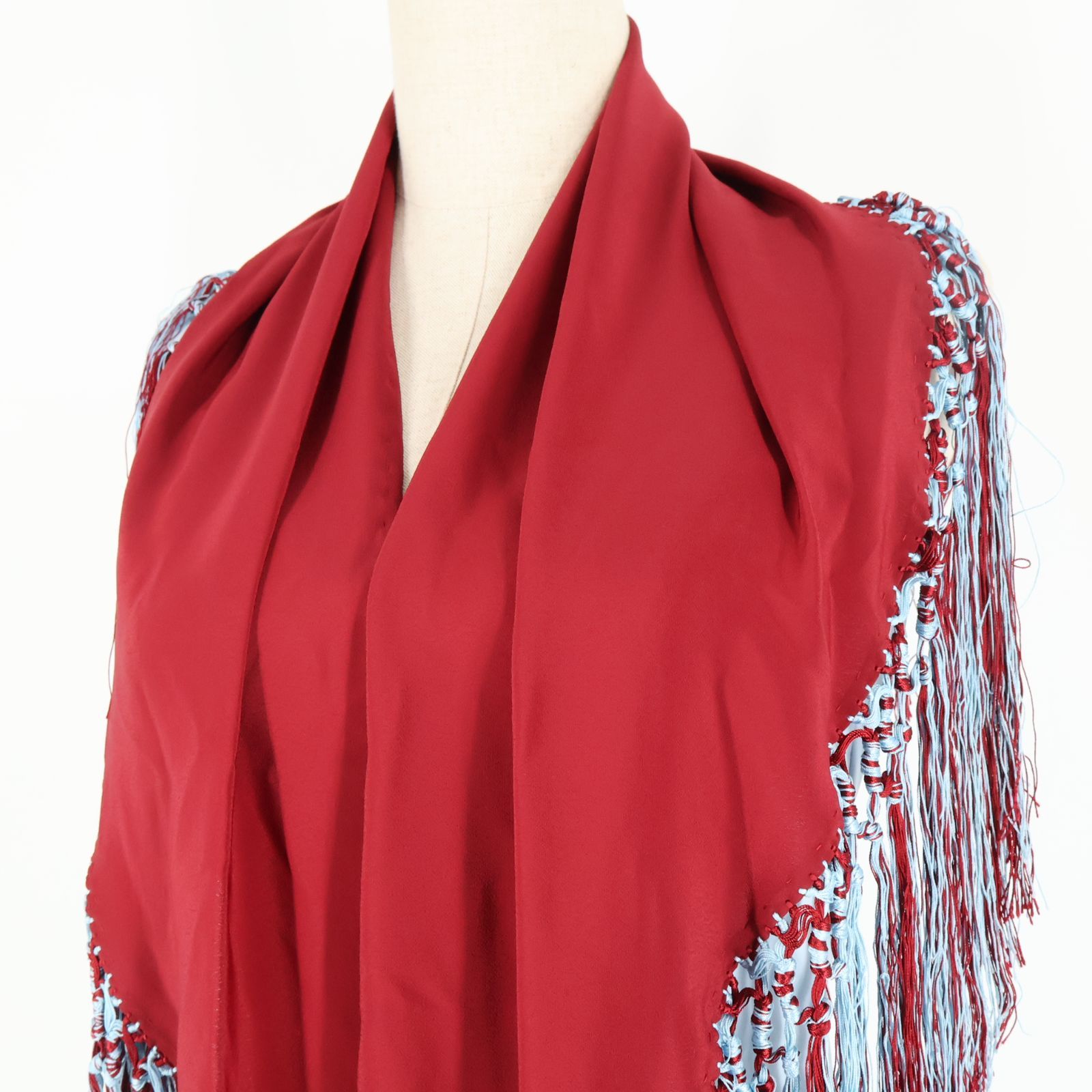 【美品 フラメンコ衣装】ブルー×レッド ワンピース ドレス 花柄 赤 青 薔薇 美品 フラメンコ衣装】ブルー×レッド ワンピース ドレス 花柄 赤