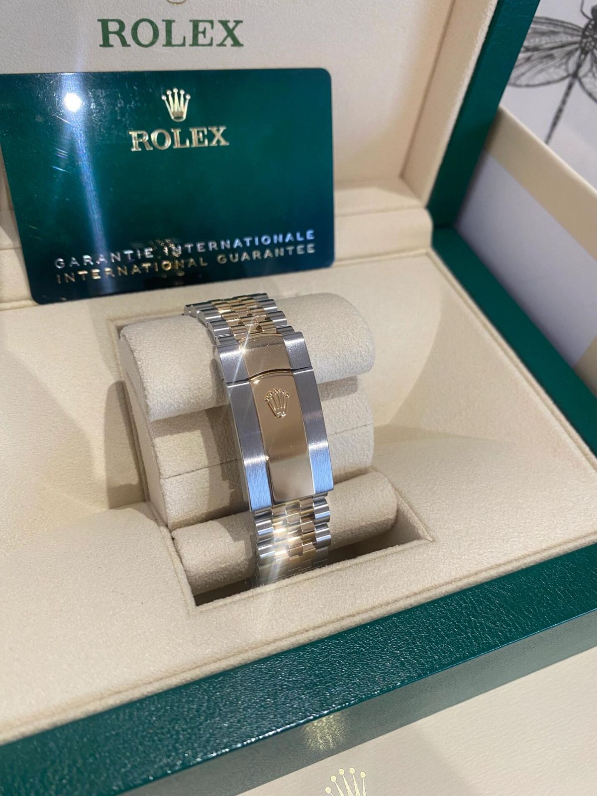 ROLEXロレックス 36 フルダイヤモンド グリーンバスケット 126283RBR