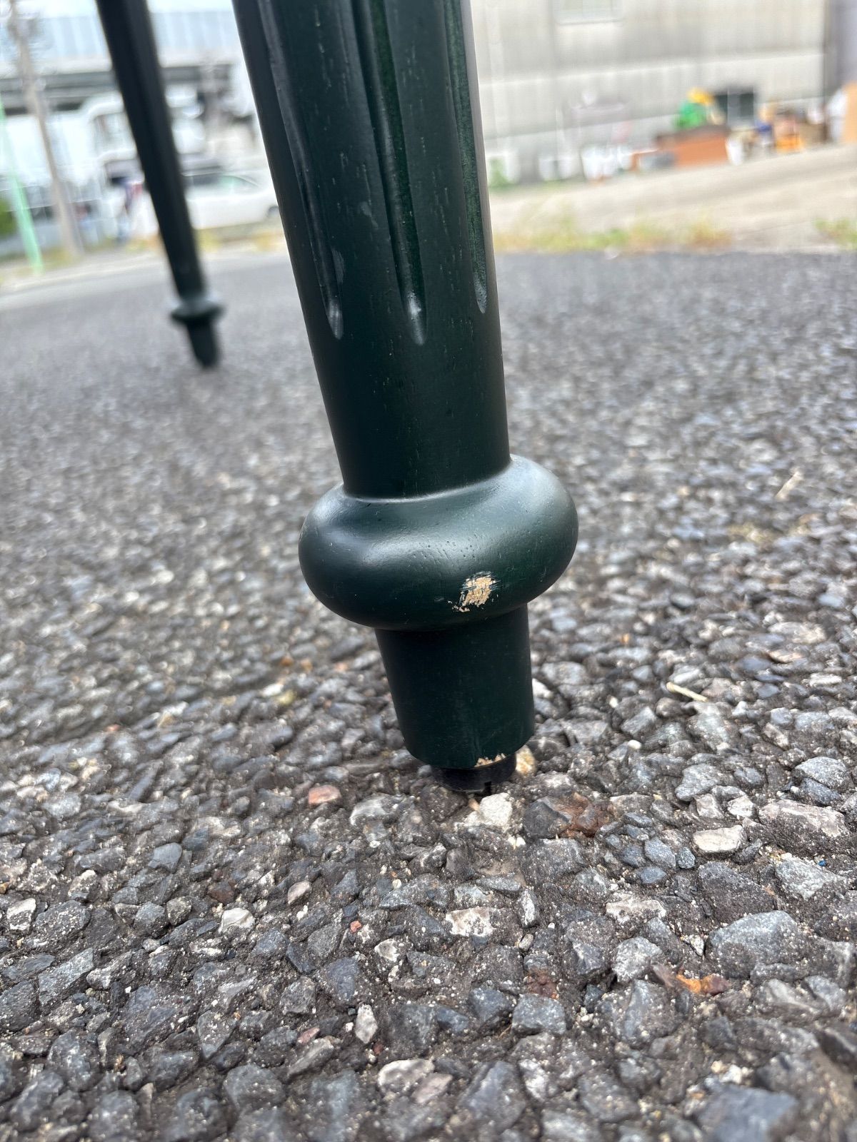 ダークグリーン 引き出し付き