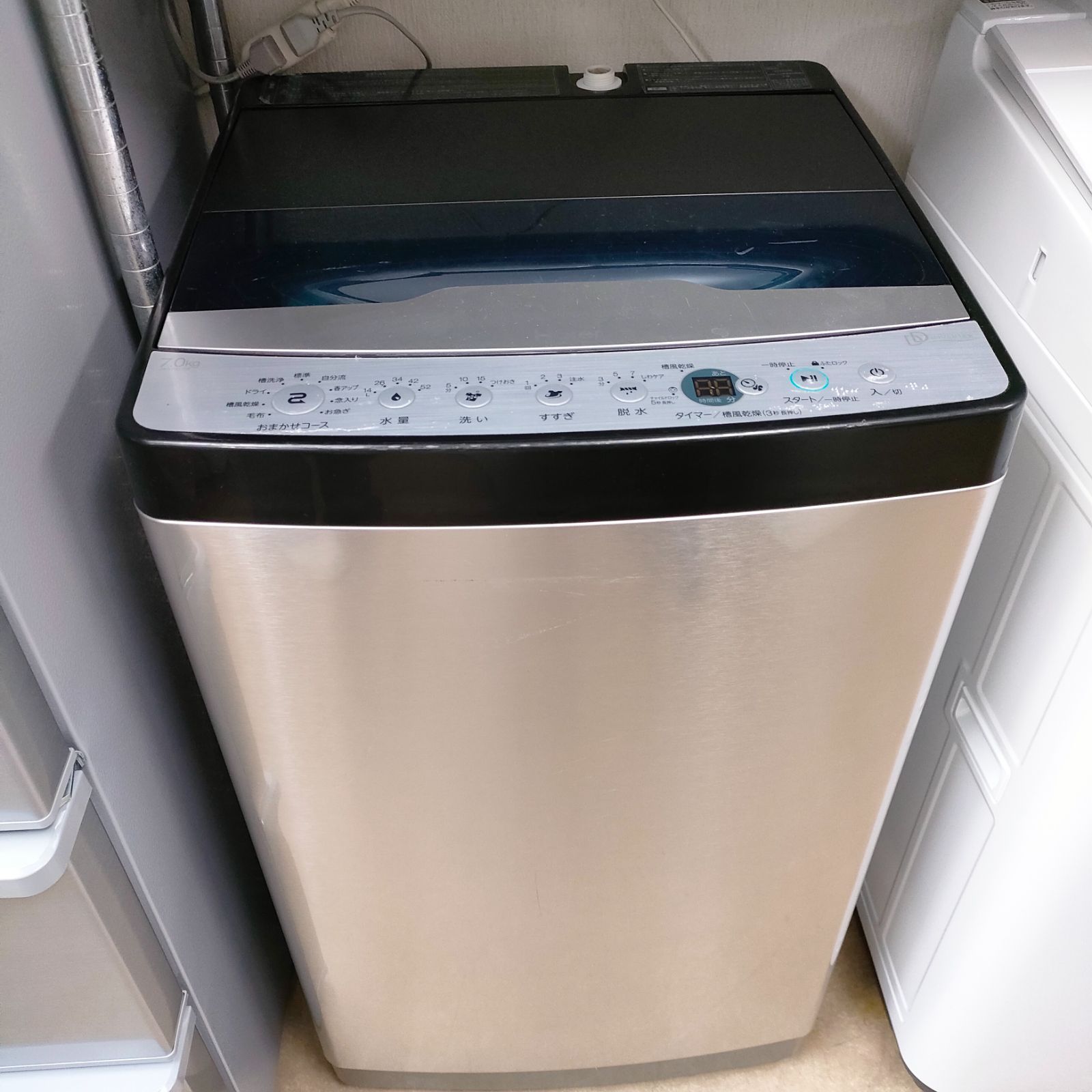 ハイアール 7.0kg 洗濯機 JW-XP2CD70F 2019年製 アーバンカフェ 