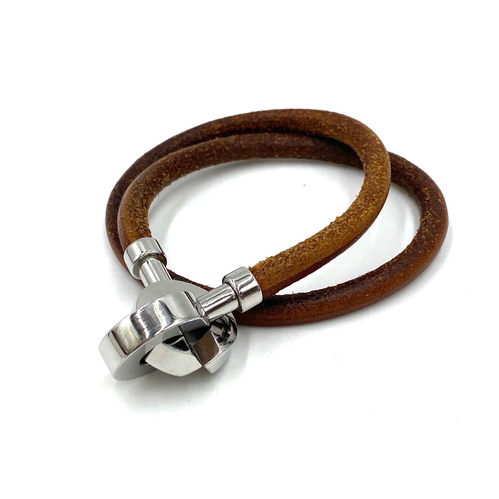 HERMES エルメス ランスロット チョーカー ネックレス レザー
