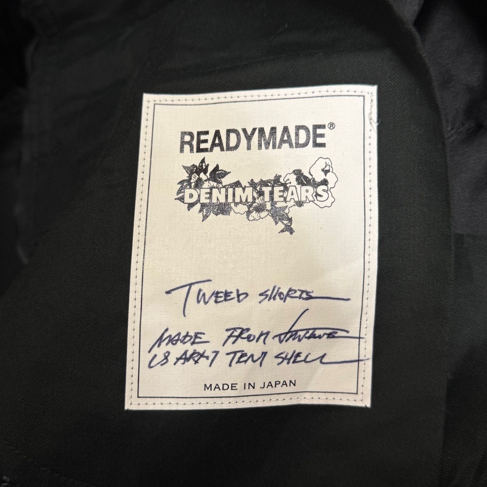 参考上代297000円 READY MADE × DENIM TEARS TWEED SHORTS