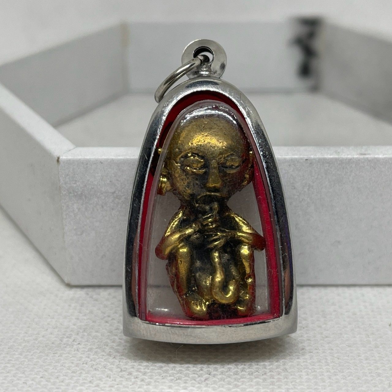 プラクルアン 金 胎児 男の子 臍の緒 タイ 呪物 民芸品 御守り