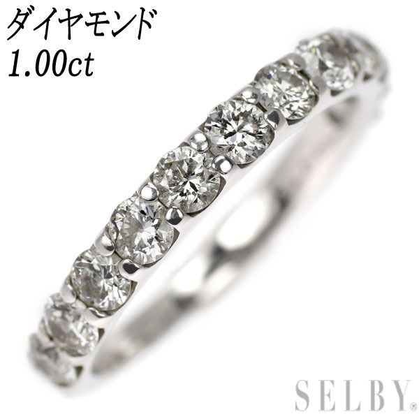 Pt900 ダイヤモンド リング 1.00ct エタニティ - メルカリ