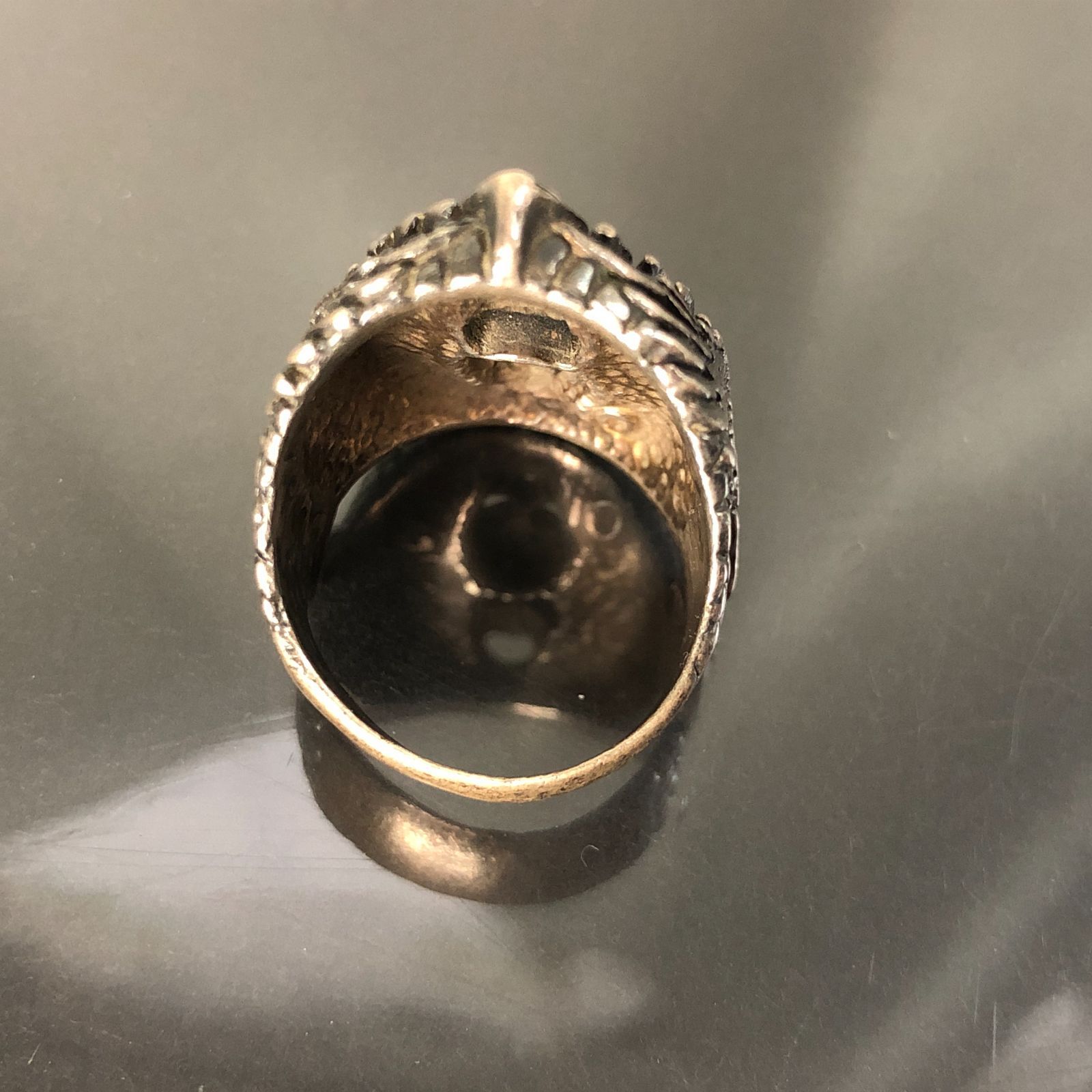 Harley-Davidson 指輪 17号 silver刻印 重量約17g スカル ガイコツ