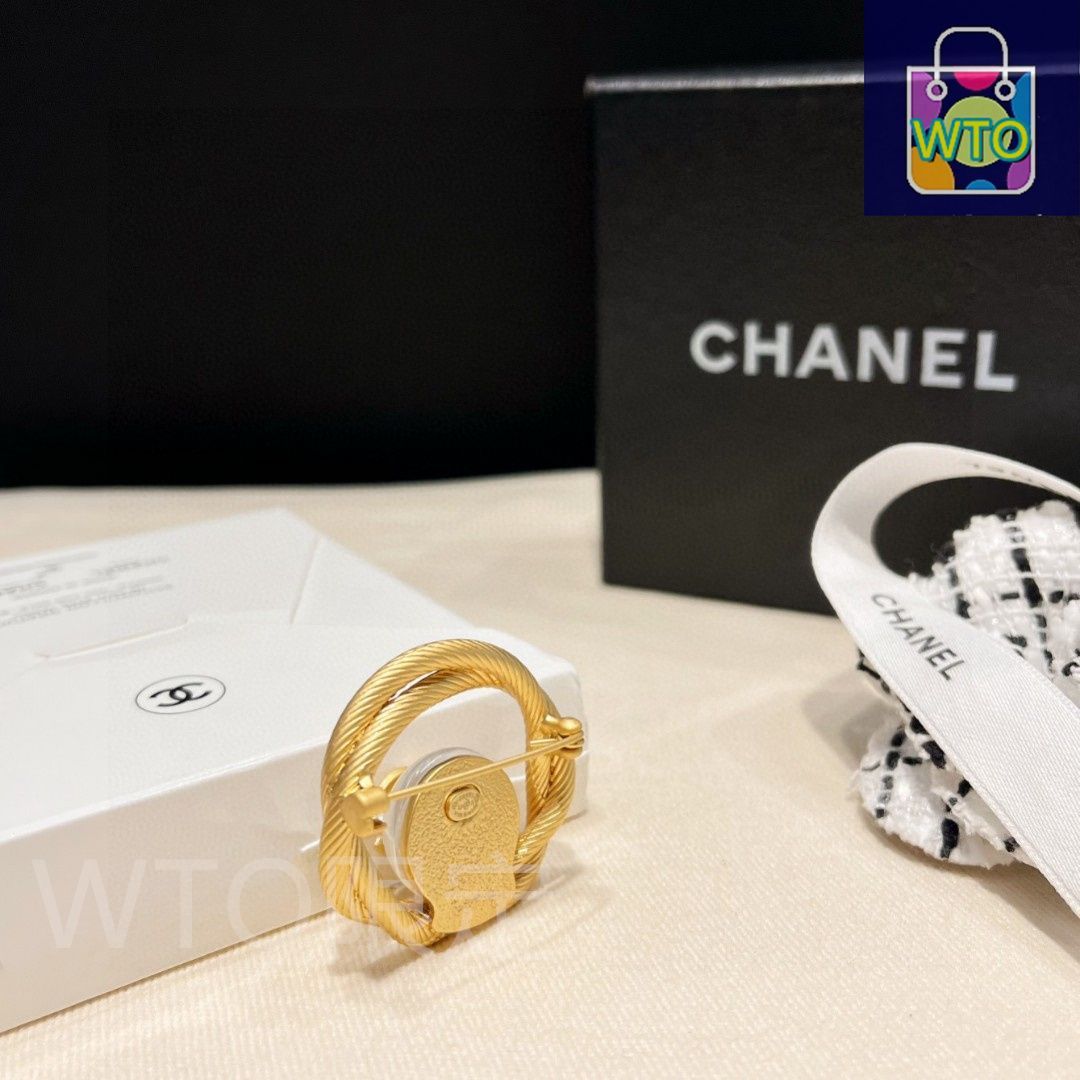 CHANEL正規品7cm アルファベット、ブローチ付属品付き CHANEL シャネル ブローチ ABC726 B15375 レディース ココマーク