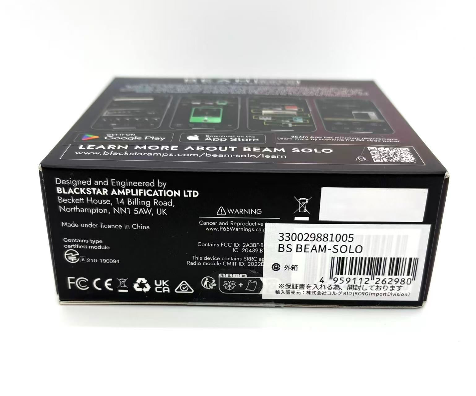 配送商品は通常配送無料。 ♥品 Blackstar BEAM SOLO ヘッドホンアンプ ギター ベース対応 途方もない