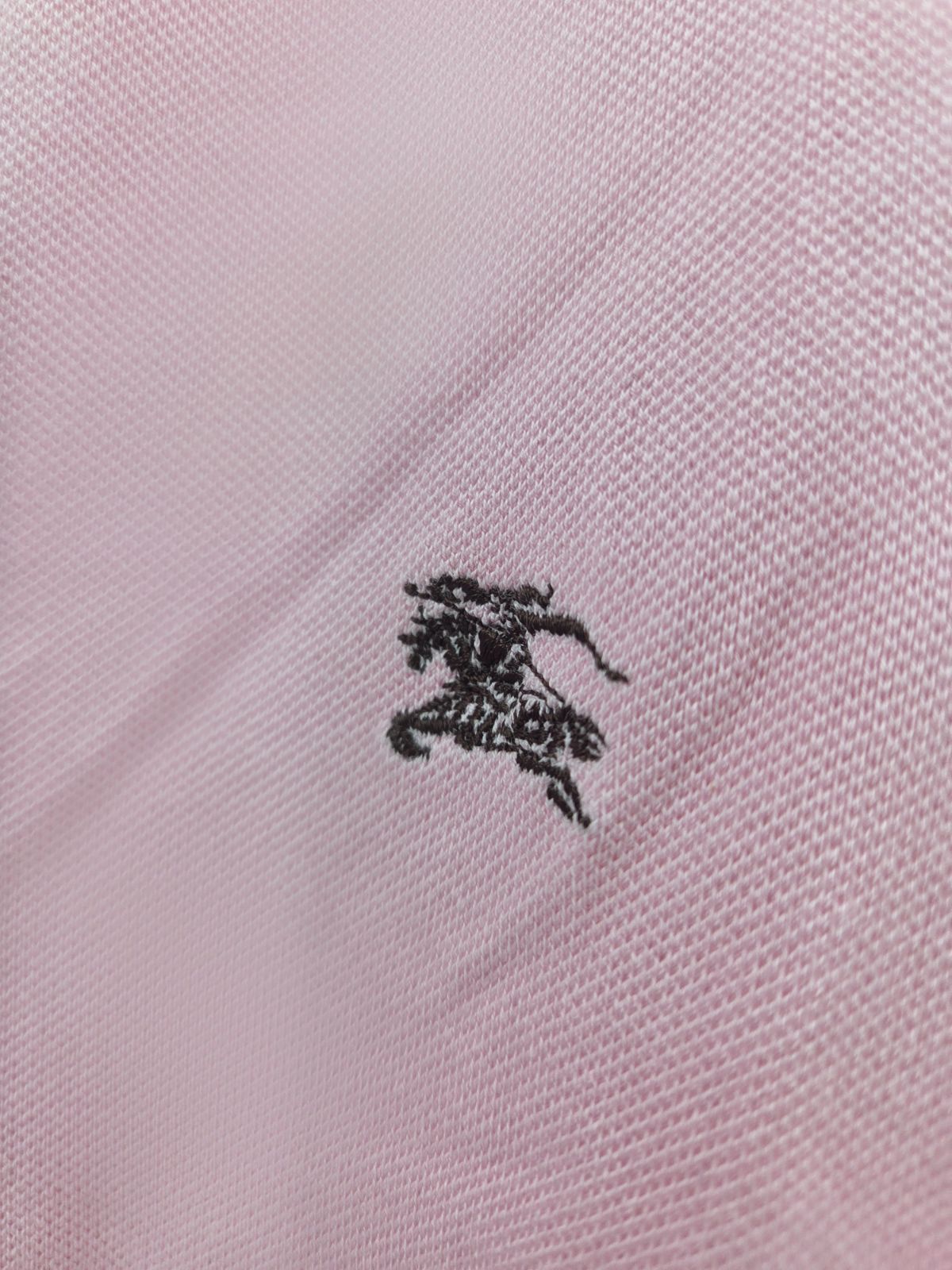 BURBERRY BLUE LABEL 半袖ポロシャツ ピンク チェック 38