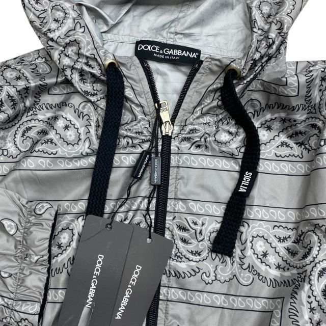 未使用 ドルチェ&ガッバーナ ドルガバ DG D&G ナイロンジャケット 