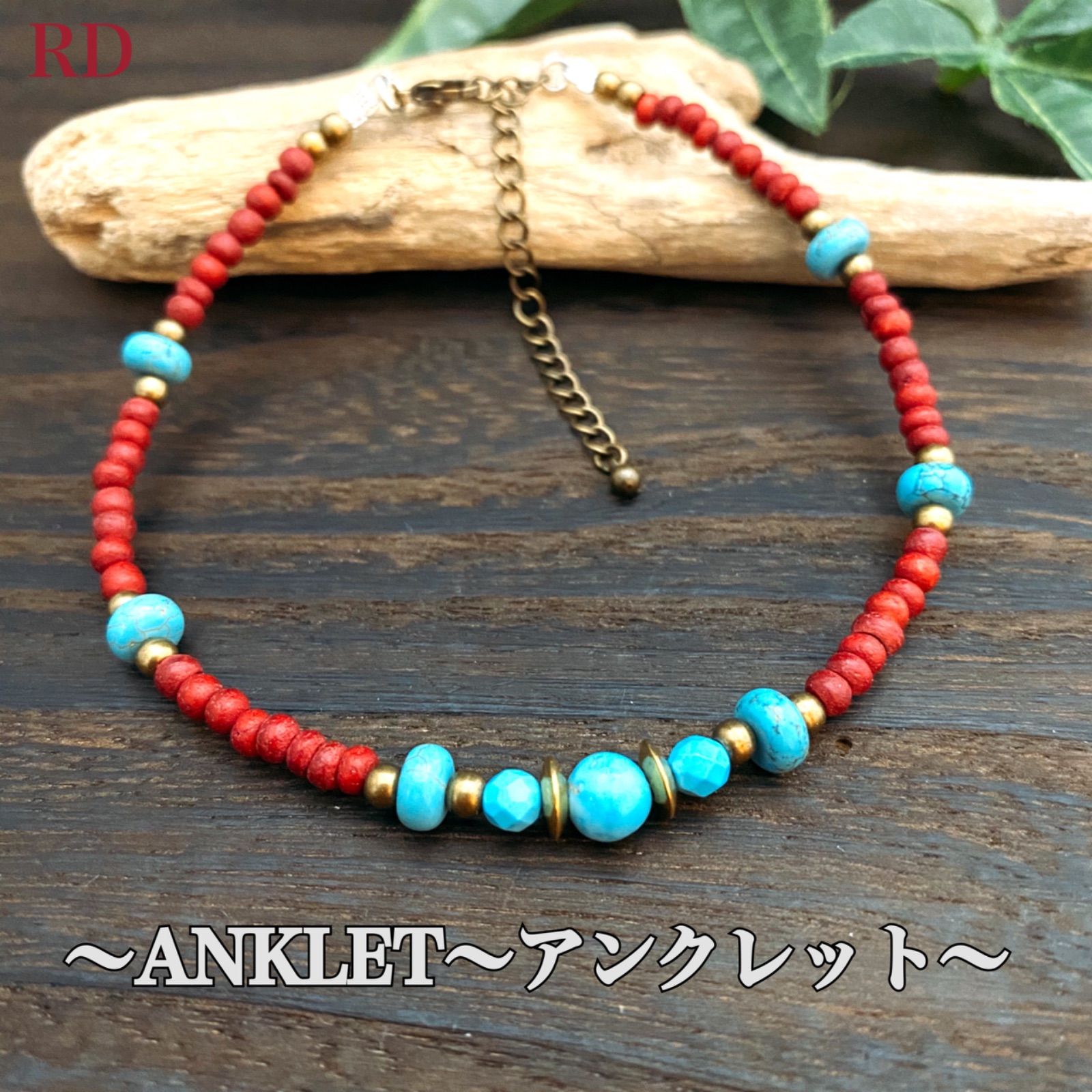 ✴︎新品✴︎【RUEBELLE/ルーベル】 AMAZONITE アンクレット ...