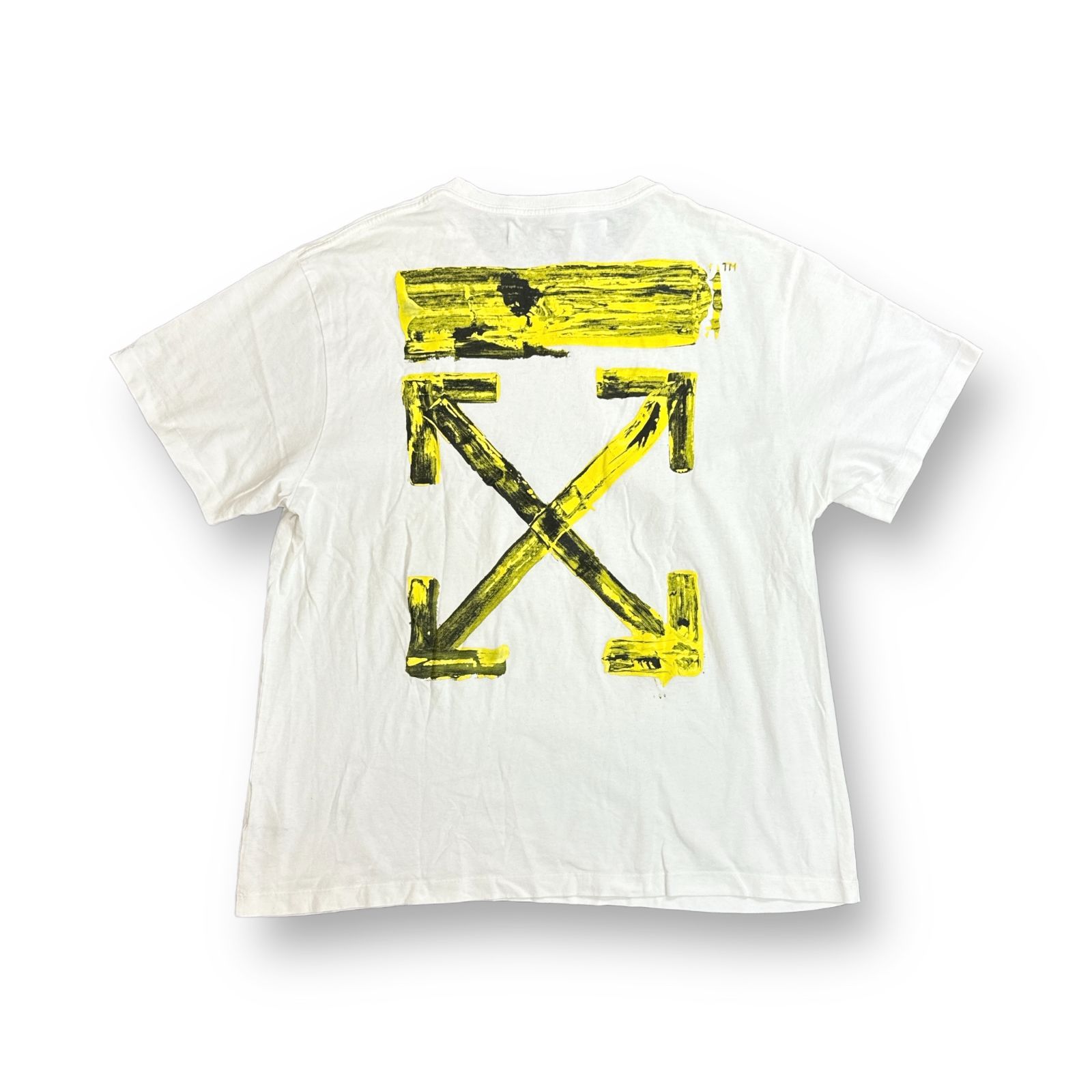 OFF-WHITE 19AW Acrylic Arrows S/S Over Tee アクリルアロー プリント Tシャツ オフホワイト  OMAA038F19185010 ホワイト S 65477A3 - メルカリ