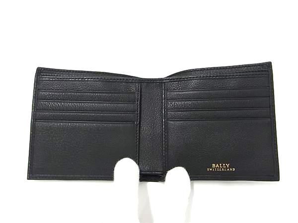 未使用品‼️  BALLY  バリー　折り財布　レザー　黒 □新品□未使用□ BALLY バリー レザー 二つ折り 財布