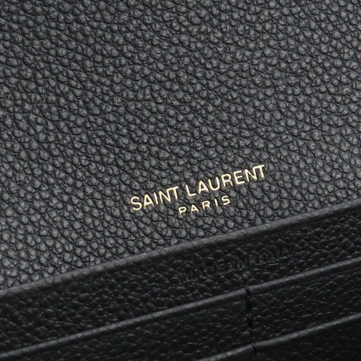 SAINT LAURENT サンローラン ラージフラップウォレット YSLライン  