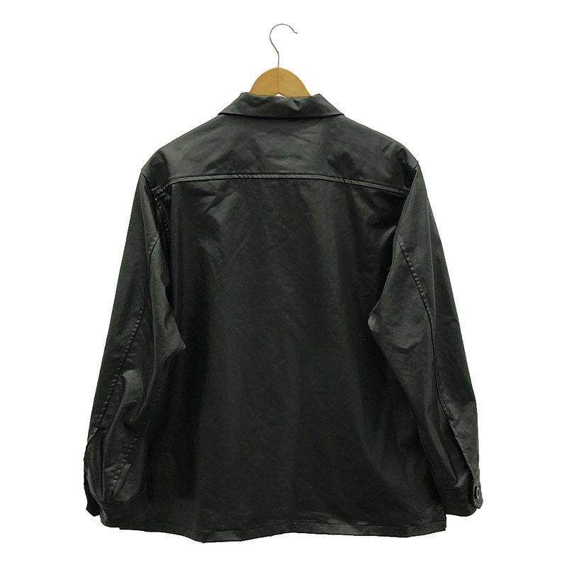 美品】 &her / アンドハー | Ecoleather Shirts Jacket エコレザー