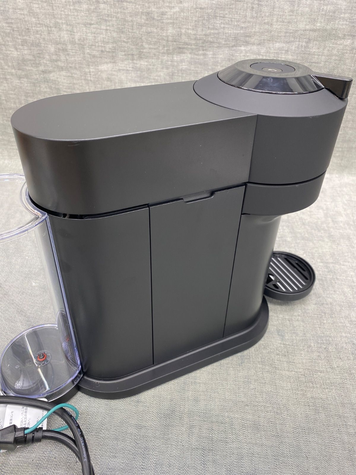 NESPRESSO - [中古] ネスプレッソ「ヴァーチュオ ネクスト デラックス」  gcv1-me-w ダーククローム  [良い(B)] 中古(B)] ネスプレッソ「ヴァーチュオ ネクスト デラックス